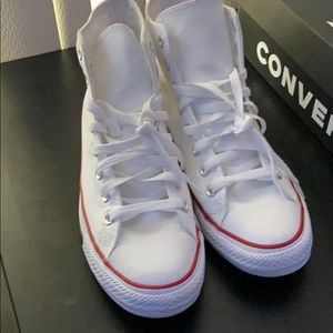 High Top White Converse